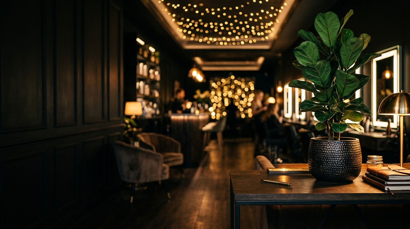 Ambiente boutique acolhedor